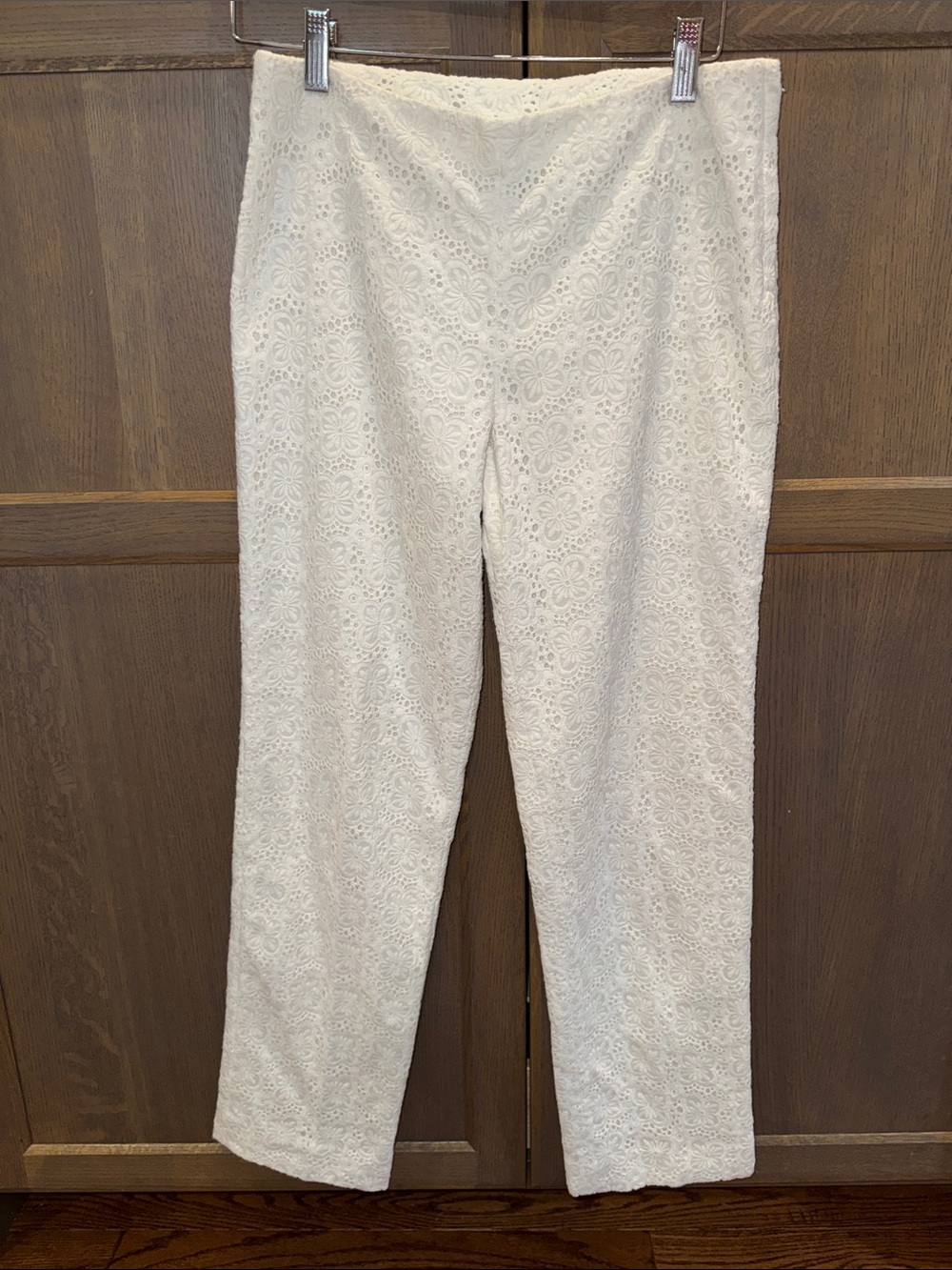 Lilly Pulitzer White Eyelet Pants